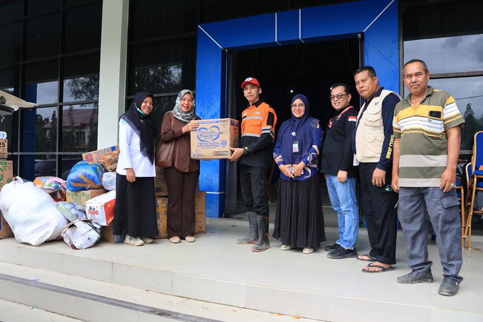 Bantu Pemulihan Layanan Kesehatan, Unsam Jembatani Bantuan Provinsi Jambi untuk Puskesmas Langsa Lama