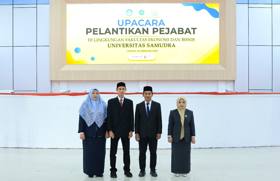 FEB Unsam Resmi Lantik Tiga Wakil Dekan Baru