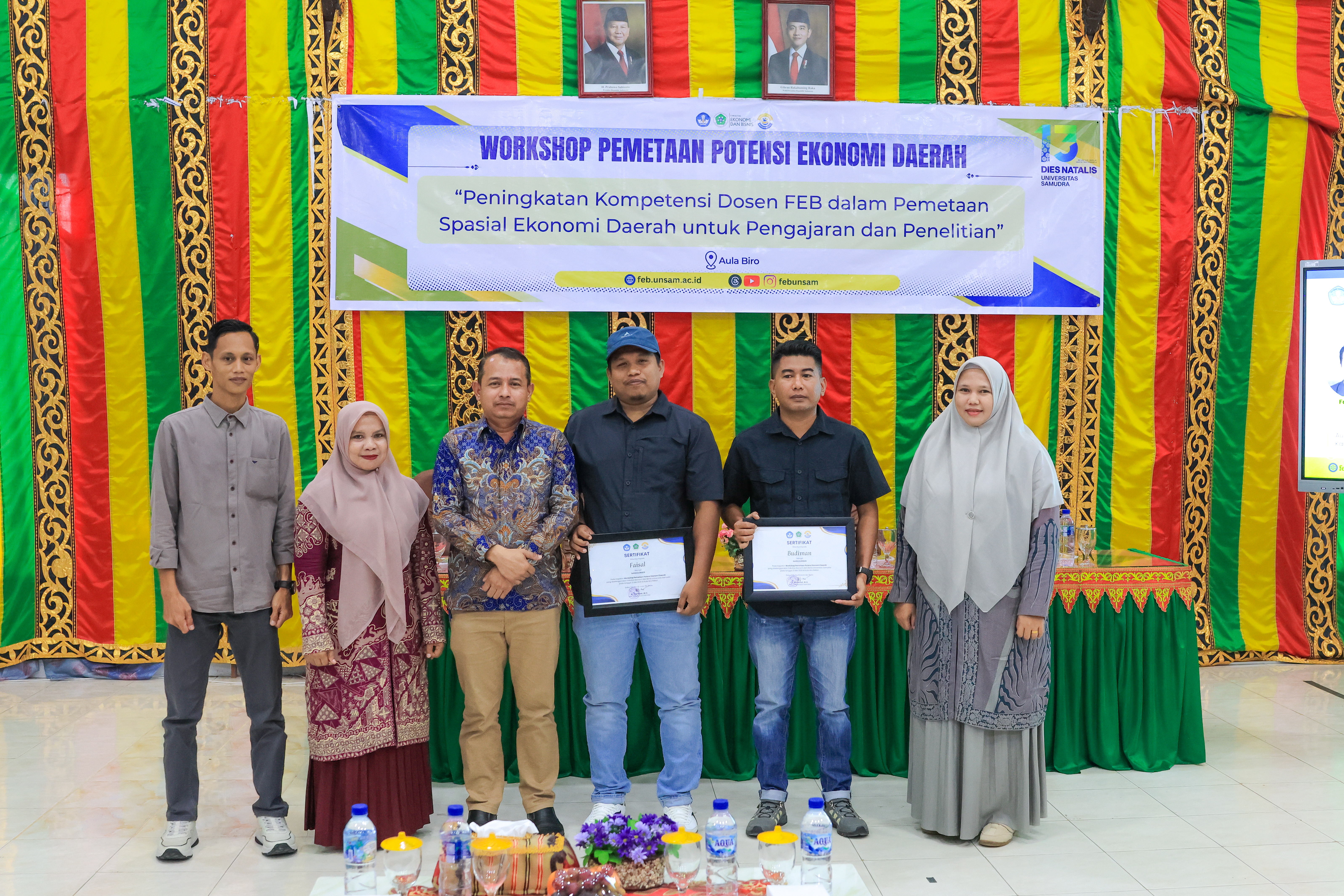 FEB Unsam Gelar Workshop Pemetaan Potensi Ekonomi Daerah Berbasis GIS