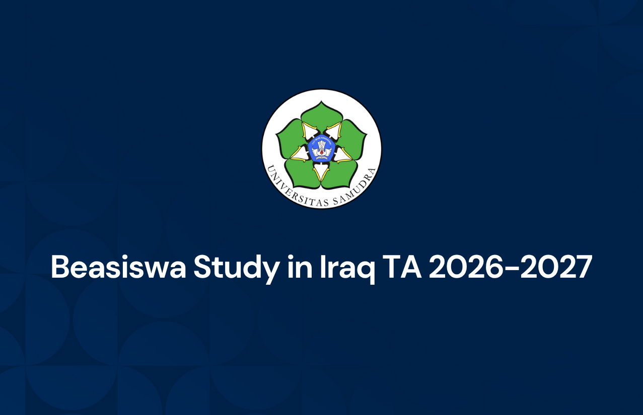 Beasiswa Study in Iraq TA 2026-2027