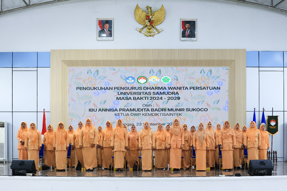 DWP UNSAM Masa Bakti 2024–2029 Resmi Dikukuhkan, Perkuat Sinergi dan Pengabdian